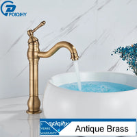 Mitigeur Lavabo Laiton 5 Finitions Haut ou Bas