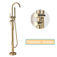 Robinet de Baignoire sur Pied 7 Finitions Bec Pivotant