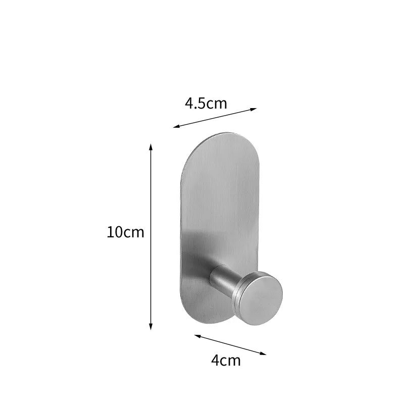 Accessoires Salle de Bain Sans Perçage à la Pièce ou en Ensemble, 3 Finitions