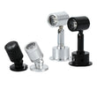 Mini Spot LED Orientable sous Meuble et Vitrine, 1 ou 3 W, Argent ou Noir