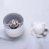 Aérateur Salle de Bain Silencieux, Ventilateur de Conduit 12,5 ou 15 cm
