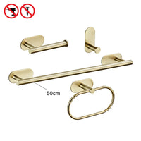 Accessoires Salle de Bain Sans Perçage à la Pièce, 4 Finitions