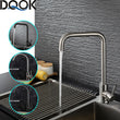 Mitigeur Cuisine Inox Monotrou, Bec Pivotant 360°, Noir, Chromé ou Brossé