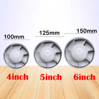 Aérateur Salle de Bain Silencieux, Ventilateur de Conduit 12,5 ou 15 cm