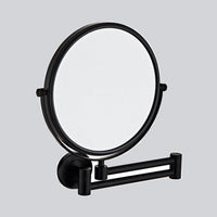 Miroir Grossissant Mural Double Face x3, Bras Extensible Laiton 20 cm