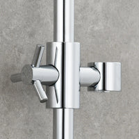 Support Douchette Coulissant Réglable Laiton pour Barre 20 mm