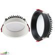 Spot LED Encastrable Cuisine COB Anti-Éblouissement, 7 à 24 W, Blanc ou Noir