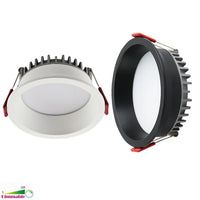 Spot LED Encastrable Cuisine COB Anti-Éblouissement, 7 à 24 W, Blanc ou Noir