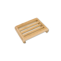 Porte-Savon en Bambou Égouttoir, Rond, Carré, Ovale ou Rectangulaire, 9 Modèles