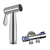 Douchette WC Deux Modes Manuel et Continu Inox