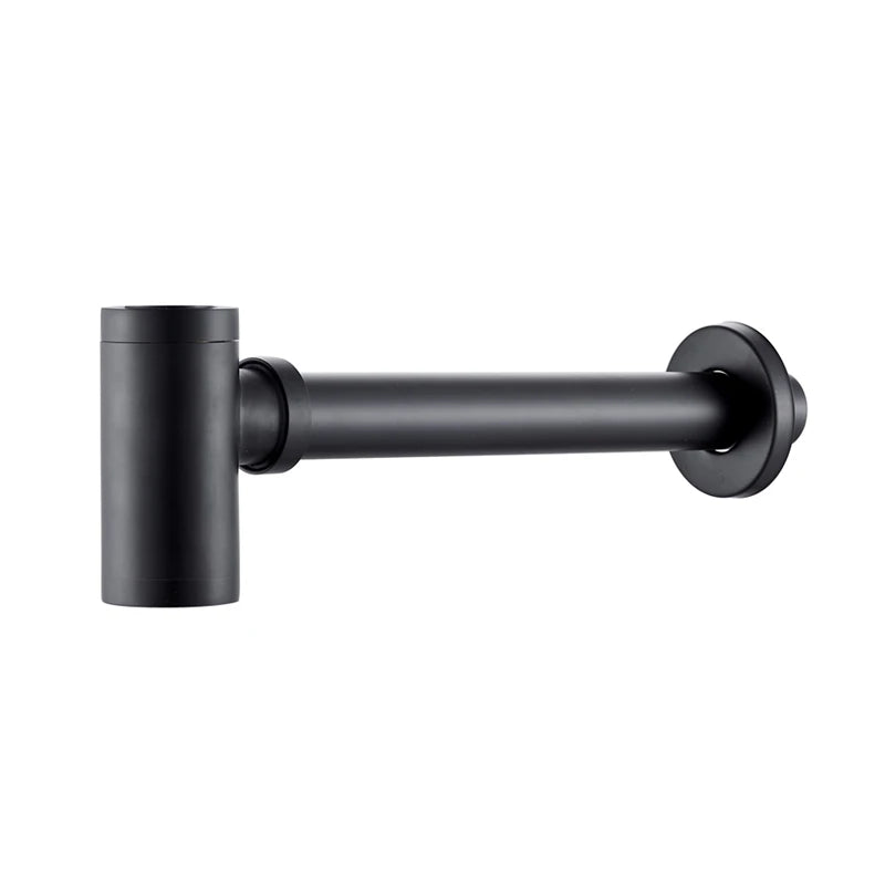 Siphon Lavabo Bouteille Clic-Clac Bronze Brossé ou Chrome