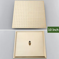Pommeau de Douche Pluie Inox Carré ou Rond 20, 25 ou 30 cm