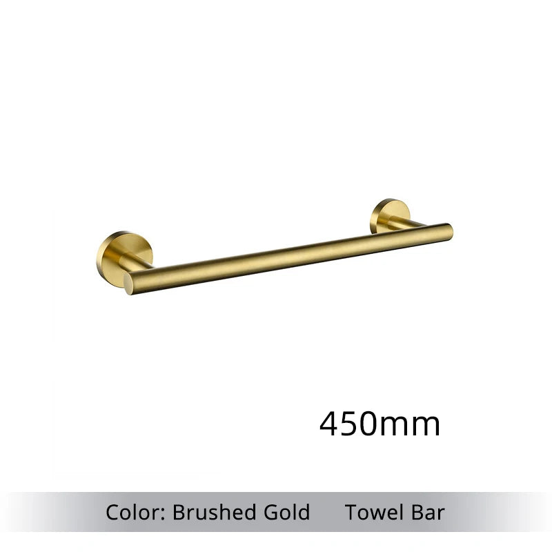 Accessoires Salle de Bain Inox à la Pièce ou en Kit 4 Pièces, 4 Finitions
