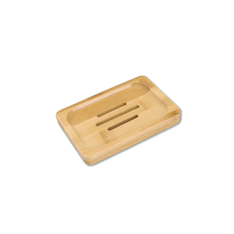 Porte-Savon en Bambou Égouttoir, Rond, Carré, Ovale ou Rectangulaire, 9 Modèles