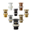 Bonde de Vidage Laiton Massif 11 Finitions, 6,6 cm