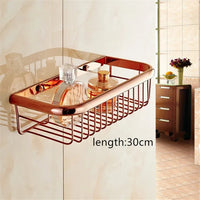 Accessoires Salle de Bain Or Rose Laiton à la Pièce, 13 Articles