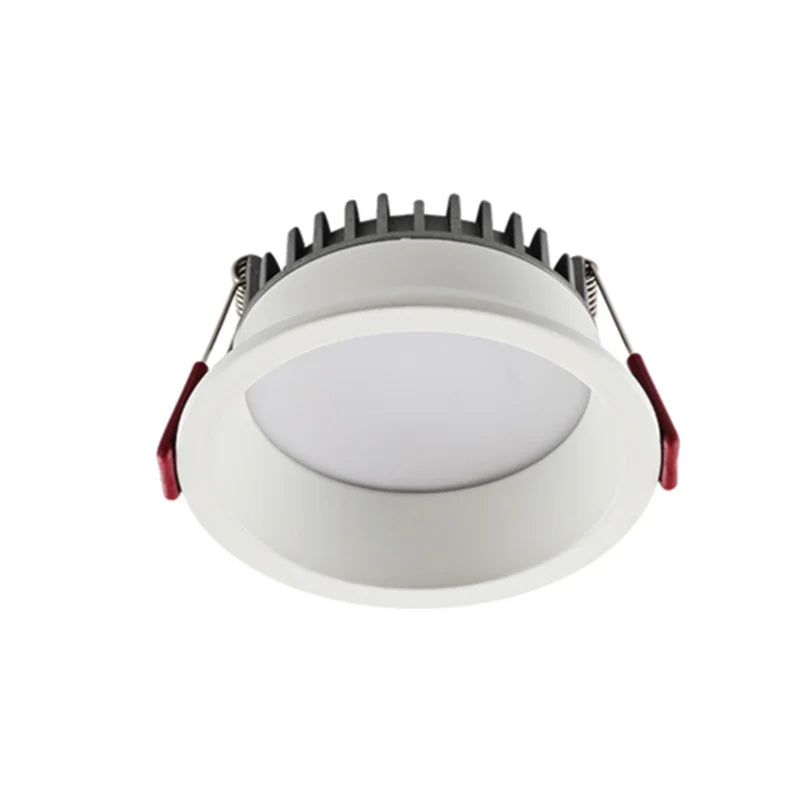 Spot LED Encastrable Cuisine COB Anti-Éblouissement, 7 à 24 W, Blanc ou Noir