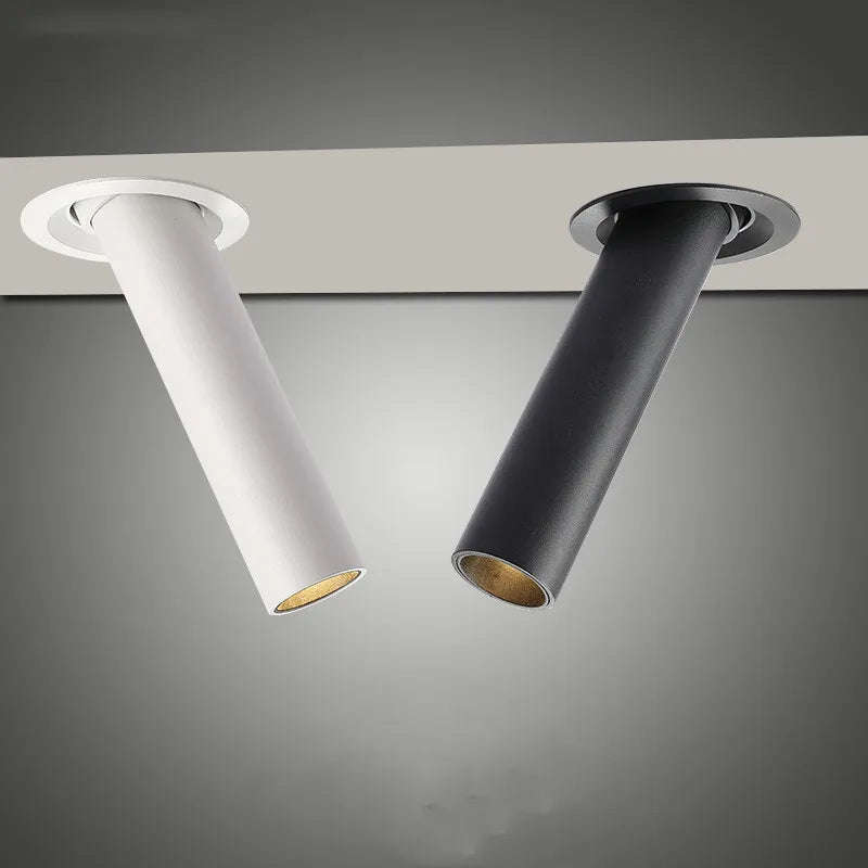 Spot Encastrable Tube Long Orientable 10 W, 12, 22 ou 32 cm