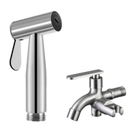 Douchette WC Deux Modes Manuel et Continu Inox