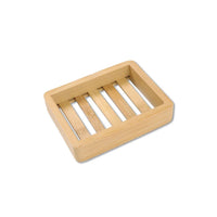 Porte-Savon en Bambou Égouttoir, Rond, Carré, Ovale ou Rectangulaire, 9 Modèles