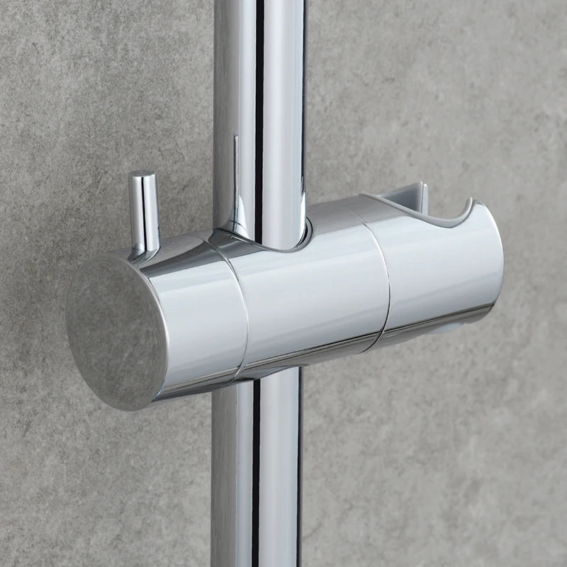Support Douchette Coulissant Réglable Laiton pour Barre 20 mm