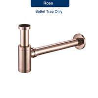 Siphon Lavabo Bouteille Clic-Clac 6 Finitions Housse Incluse
