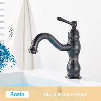 Mitigeur Lavabo Rétro Pivotant 360 Laiton