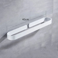 Kit Porte-Serviette Aluminium Blanc Sans Perçage