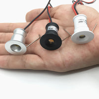 Mini Spot LED Encastrable Découpe 15 mm, 1 W Dimmable 12 V, Meuble et Vitrine