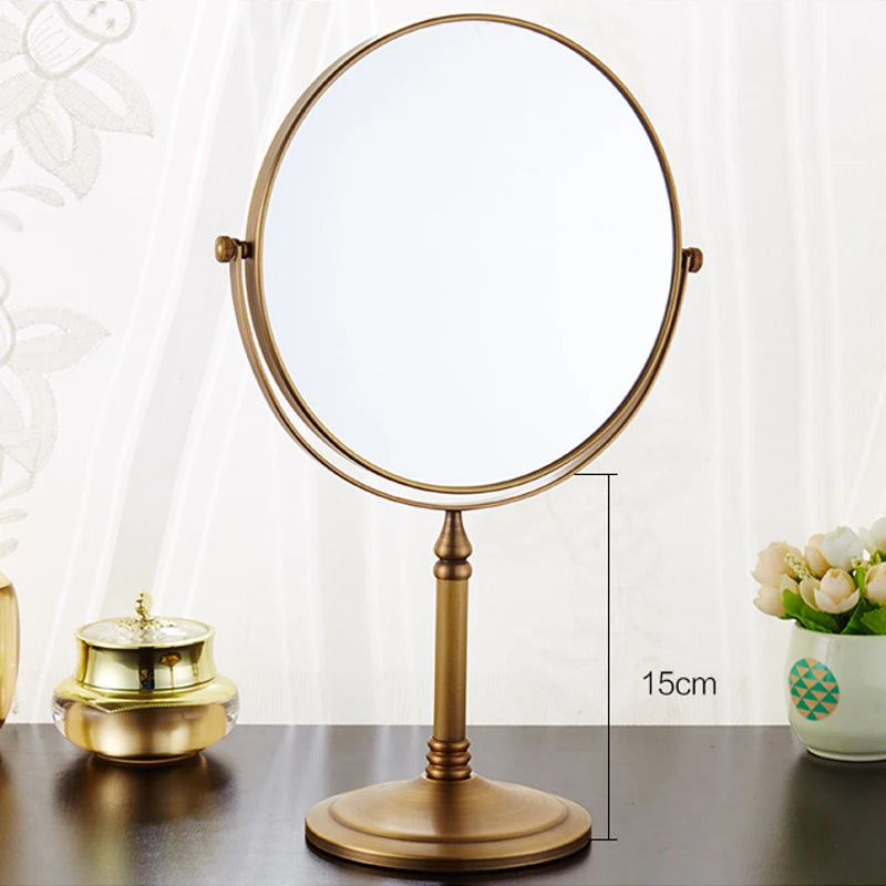 Ensemble d'Accessoires de Salle de Bain Bronze Antique