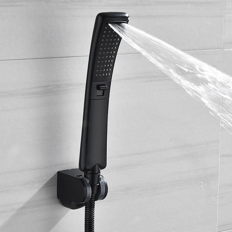 Barre de Douche avec Pommeau à Main Cascade Ronde