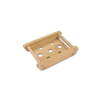 Porte-Savon en Bambou Égouttoir, Rond, Carré, Ovale ou Rectangulaire, 9 Modèles