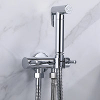 Douchette WC Laiton à la Pièce ou en Kit Complet, Doré, Noir, Chromé