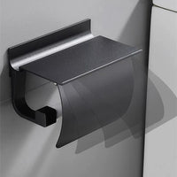 Porte-Papier Toilette Aluminium avec Étagère de Rangement
