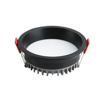 Spot LED Encastrable Cuisine COB Anti-Éblouissement, 7 à 24 W, Blanc ou Noir