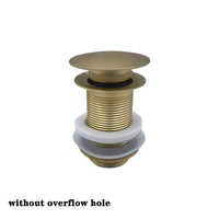 Bonde de Vidage Acier Inoxydable, 3 Finitions