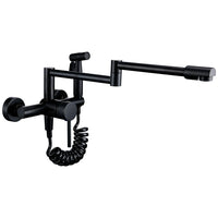 Robinet de Cuisine Mural Pont Double Articulation