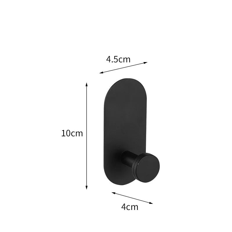 Accessoires Salle de Bain Sans Perçage à la Pièce ou en Ensemble, 3 Finitions