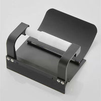 Porte-Papier Toilette Aluminium avec Étagère de Rangement