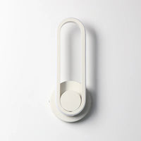 Applique Murale LED 330° Barre ou Anneau, Noir ou Blanc, 30 à 50 cm