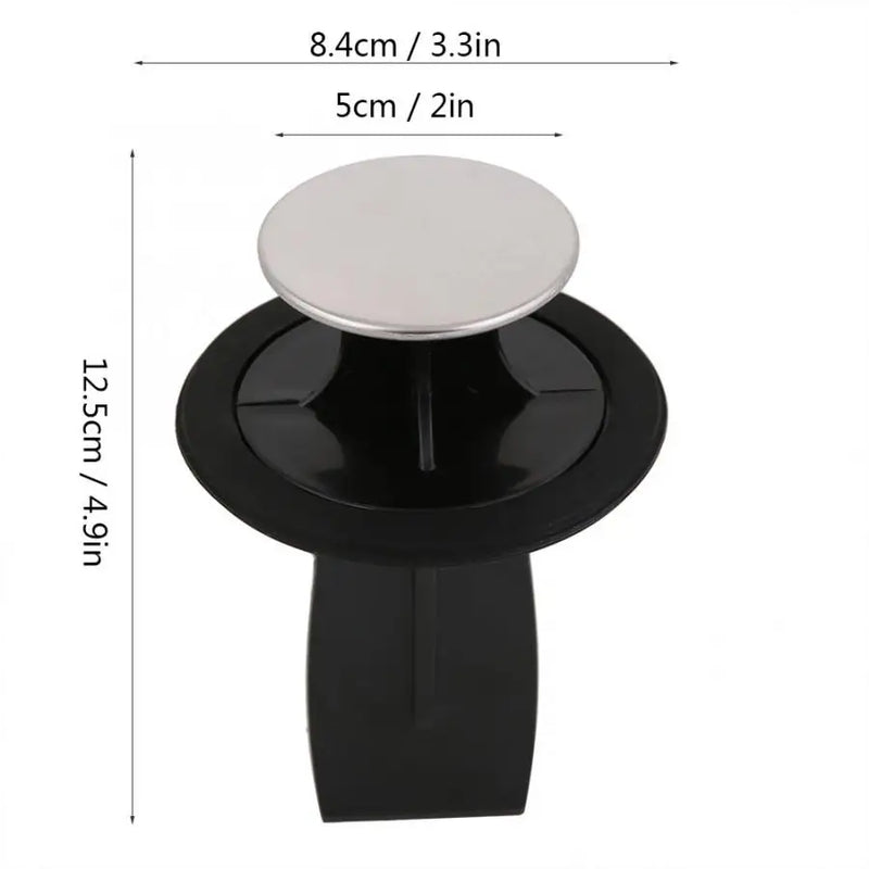 Bouchon de Broyeur d'Évier avec Ressort Inox 304 et Joint Silicone