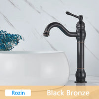 Mitigeur Lavabo Rétro Pivotant 360 Laiton