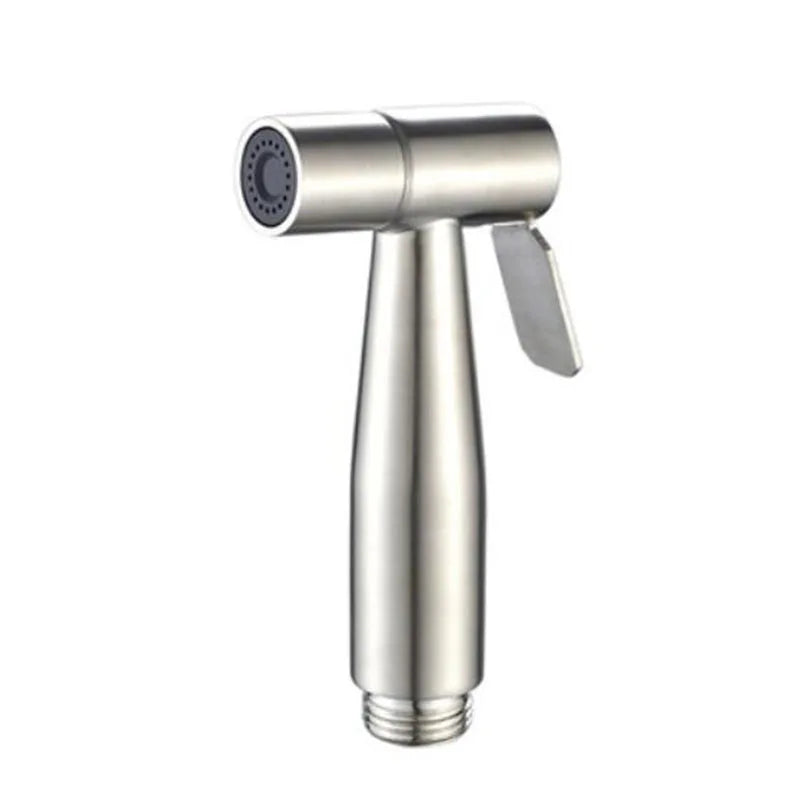 Douchette WC Inox à la Pièce avec Flexibles et Supports, 11 Articles