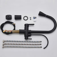 Mitigeur Cuisine Col de Cygne Eau Filtrée Extractible, 8 Finitions