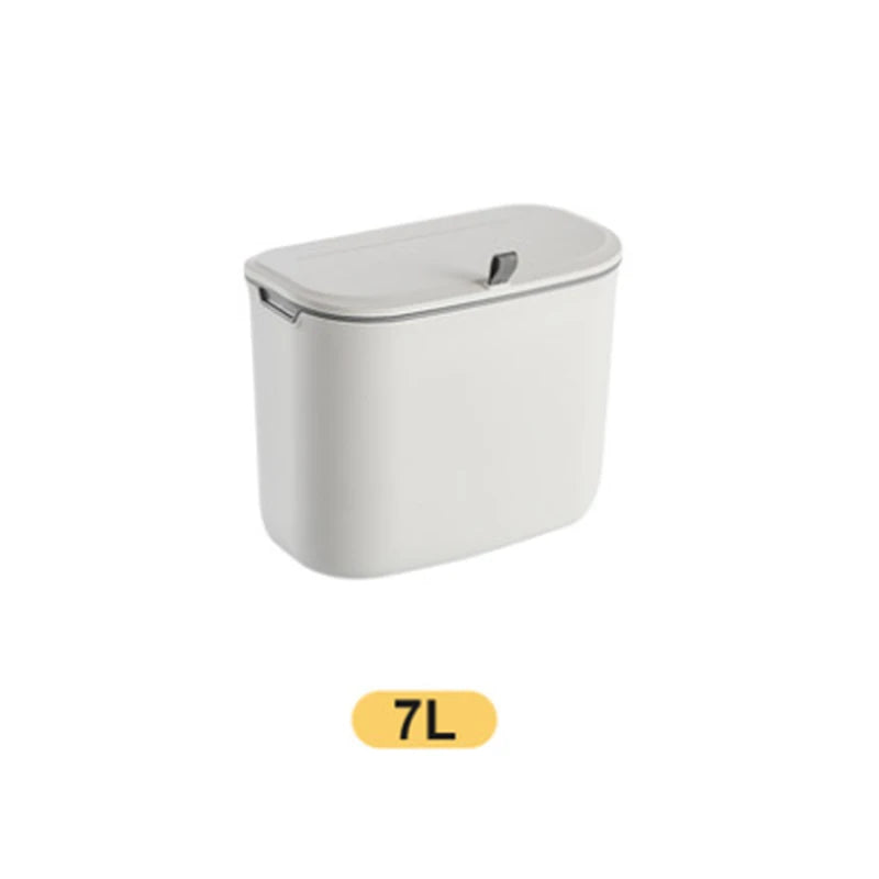 Poubelle Murale Salle de Bain avec Couvercle