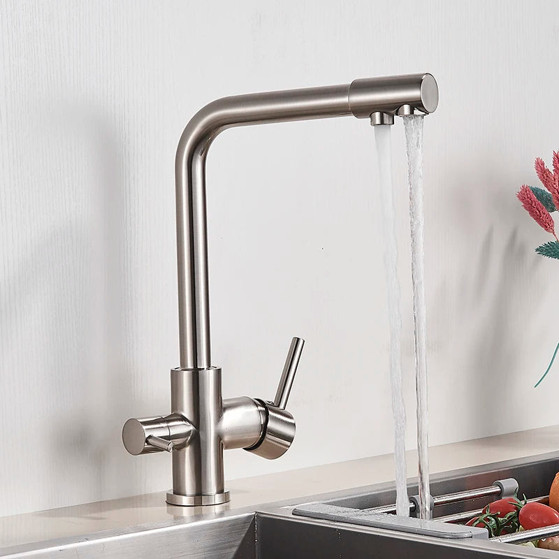 Mitigeur de Cuisine Filtrant à Poser Système 3 Voies