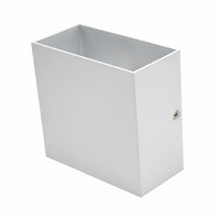 Applique Murale LED Cube Aluminium, Noire ou Blanche, 10 cm, 6 W