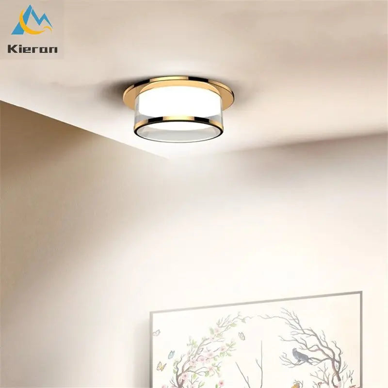 Spot Encastrable Cuisine Cristal LED 7 W, Doré, Chromé ou Blanc
