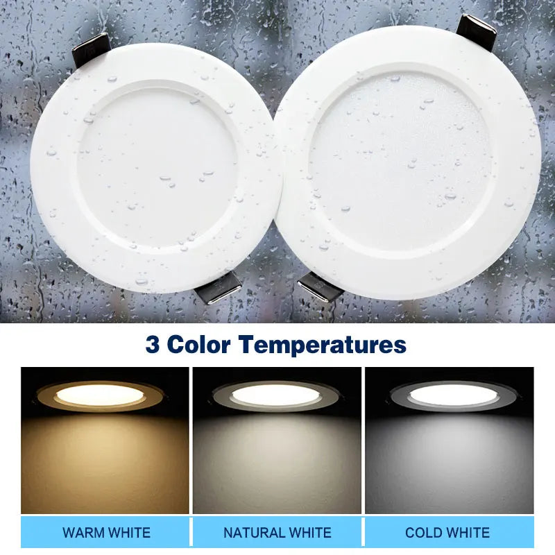 Spot LED Encastrable Cuisine Blanc Dimmable, 5 à 18 W