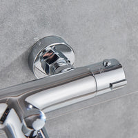 Mitigeur de Douche Thermostatique Chromé Ensemble Complet